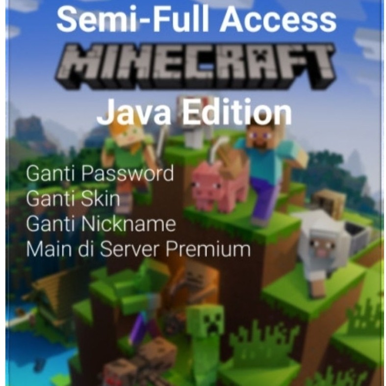 Jual Minecraft Java & Bedrock Edition PC Game - Akses Lengkap, Permanen ...