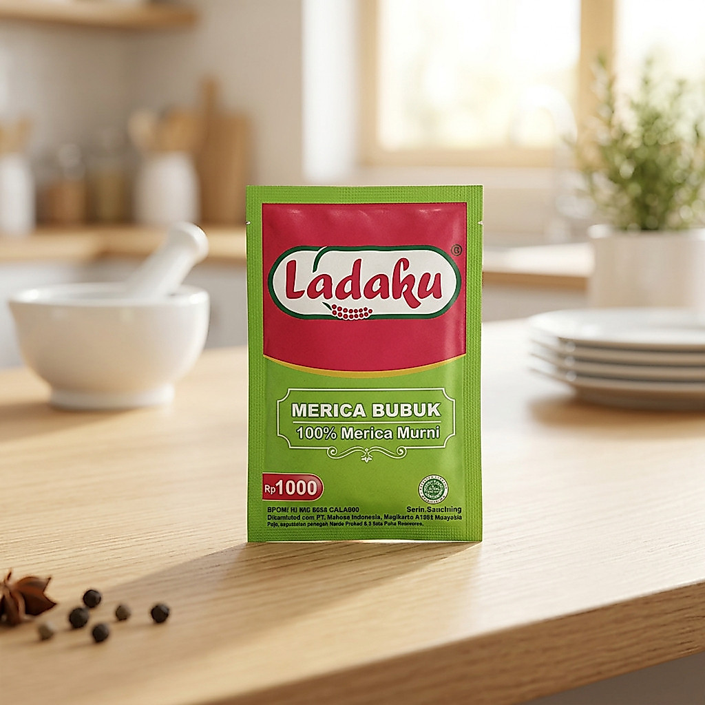 Jual Merica Bubuk Ladaku Sachet - Lada Bubuk Halus Praktis untuk