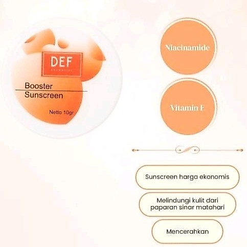 Jual DEF Booster Sunscreen Spf 30 Derma Elok Farma | Shopee Indonesia