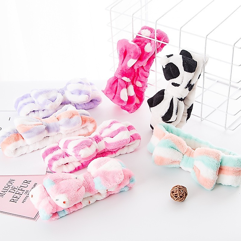 Jual Bandana Bando Rambut Motif Pita Rambut Untuk Mandi Gaya Banda ...