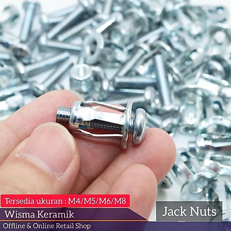 Jual Jack Nut, rivet Plate metal mur baut sekrup fisher, Rivet nut ...