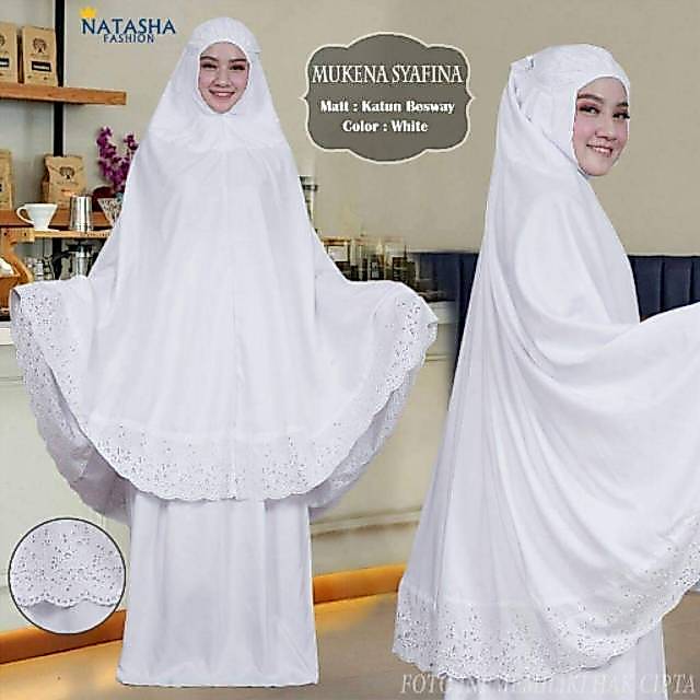 Mukena jumbo dewasa khadijah pastalena syafina tanpa tas