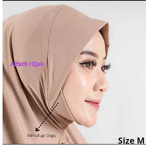 Hijab Dagu Malaysia Soft Pet Size M Jilbab Instan Malaysia Spandex Jersey Premium