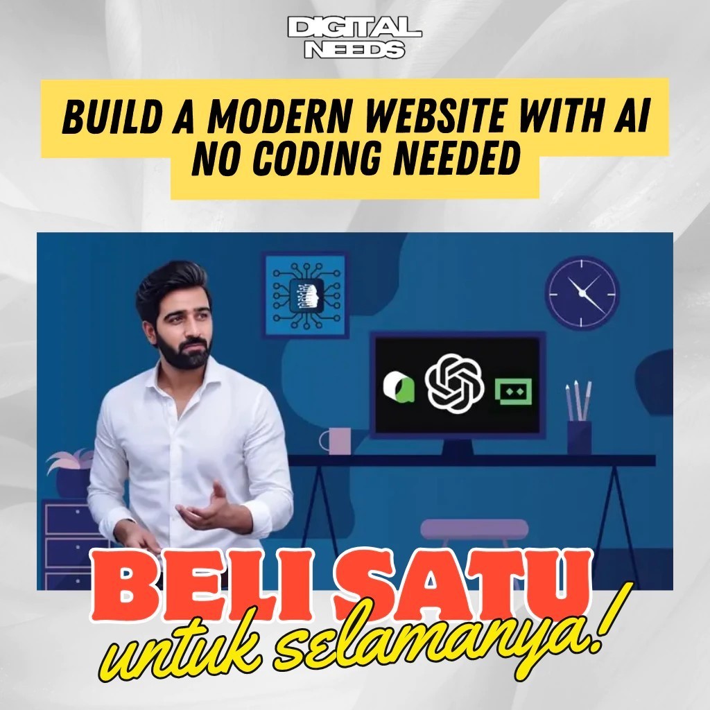 Belajar Build a Modern Website with AI No Coding Needed 2026