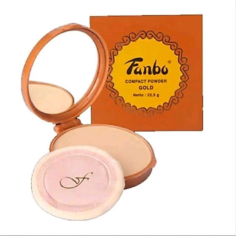 Jual FANBO Compact Powder Gold / Bedak Padat | Shopee Indonesia