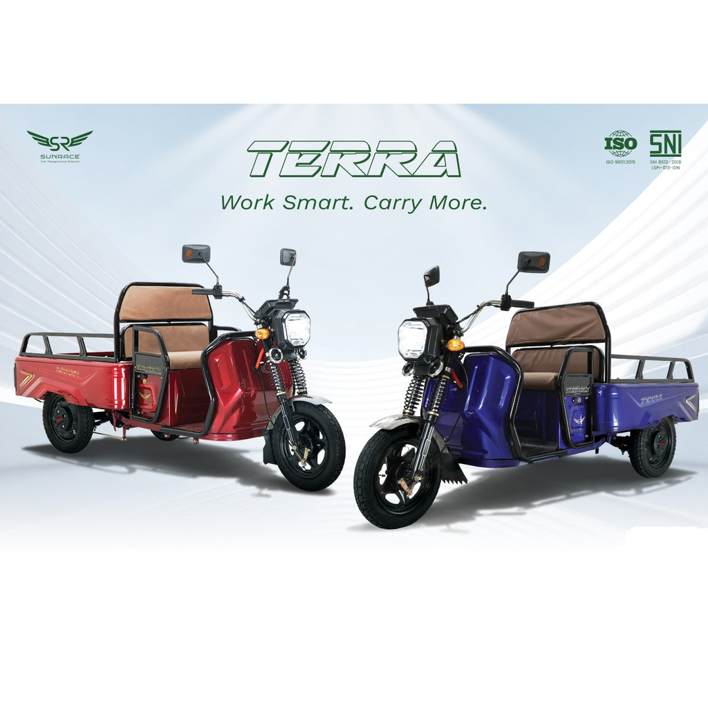 Jual Sepeda Listrik Roda 3 Niaga SunRace Terra – Power Motor 1000W ...