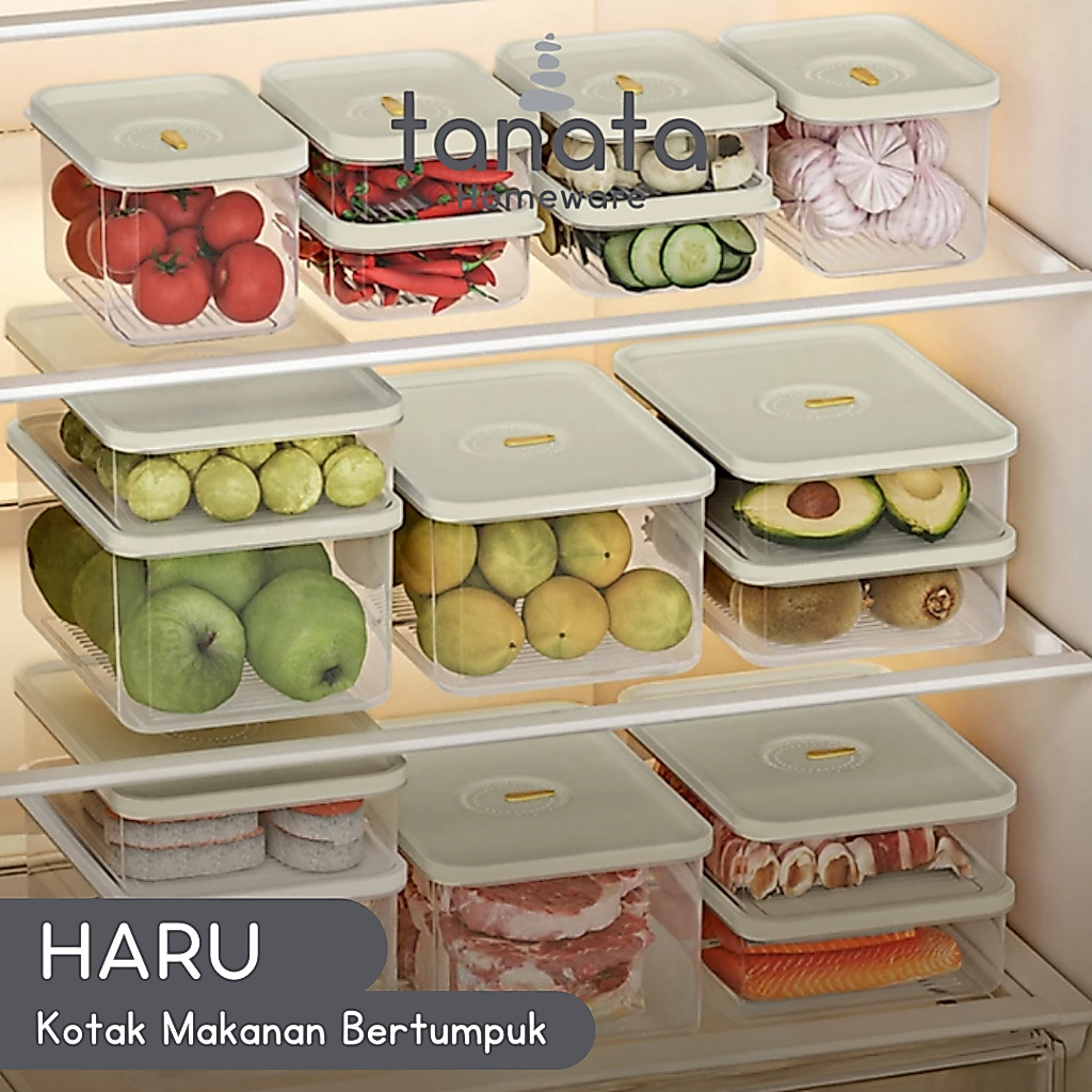 Jual TANATA - HARU Wadah Box Sayuran Buah Modular Kontainer Buah Buahan ...