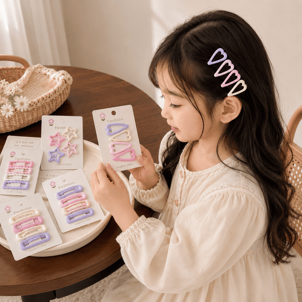 Jual CN - 4PCS / SET JEPIT RAMBUT MINI ANAK MOTIF BINTANG Y2K / JEPIT ...