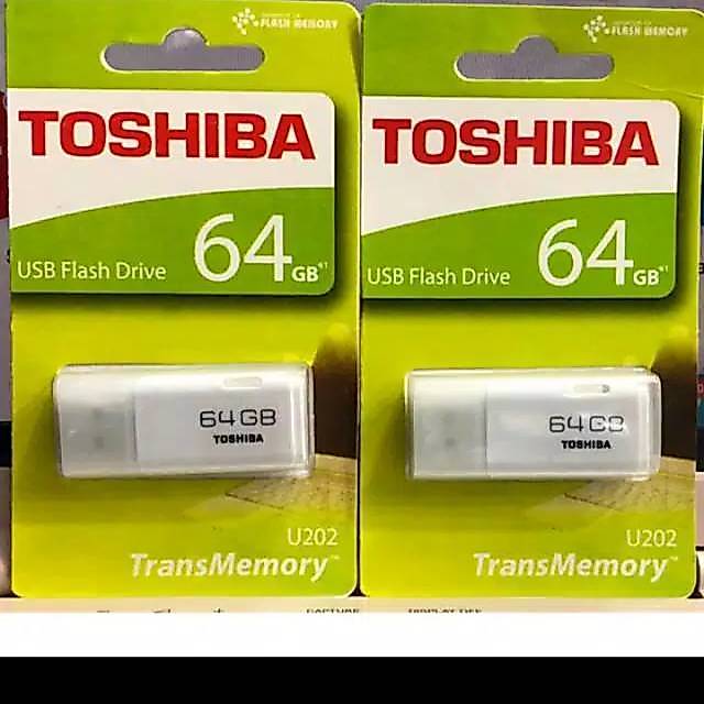 Flashdisk Toshiba 64 GB Original Berkualitas Tinggi