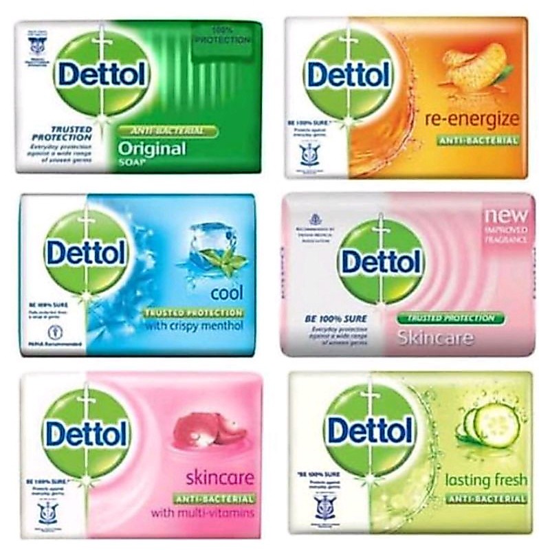 Dettol Sabun mandi Batang 100 gr