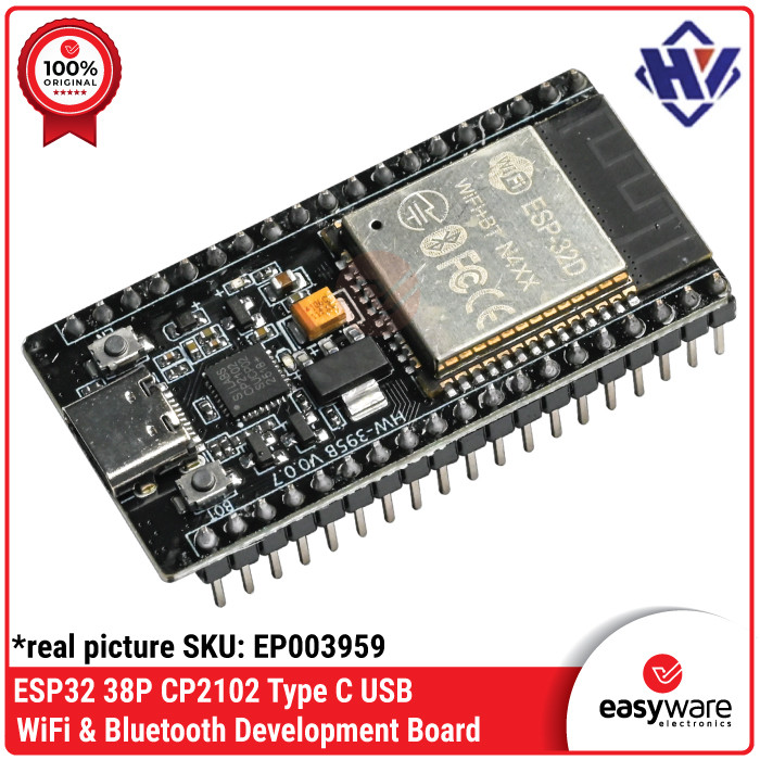 Jual ESP32 ESP-32S NodeMCU MicroUSB / Type C WIFI AND BLUETOOTH MODULE ...