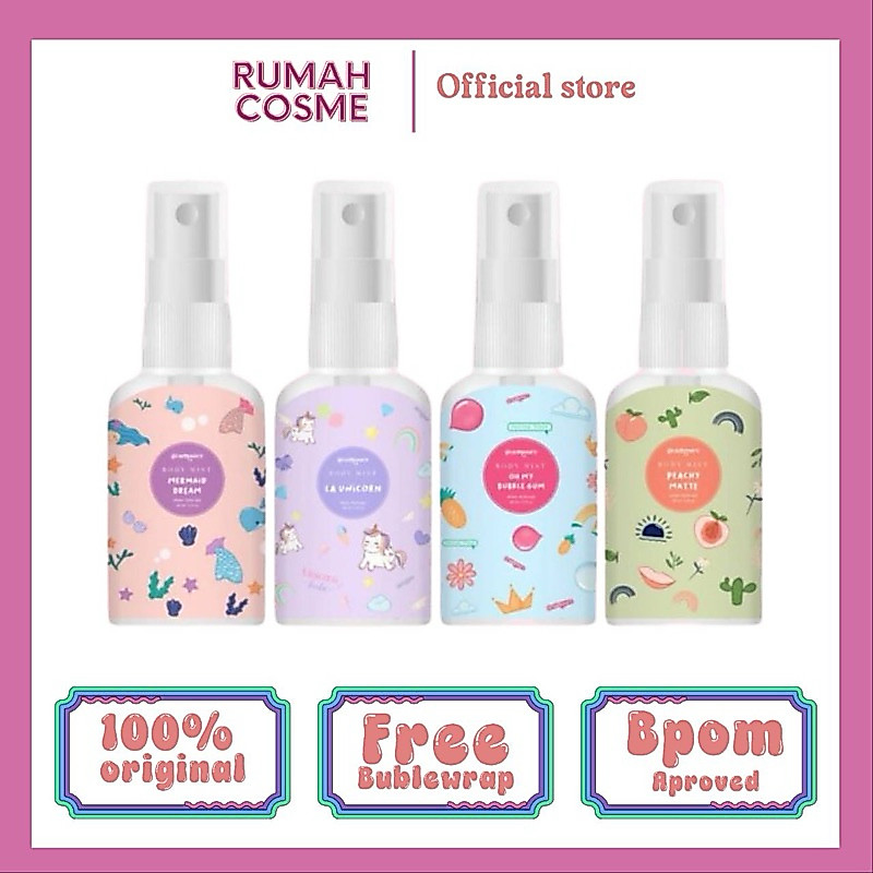Jual GEAMOORE BODY MIST BPOM 30ML FREE GIFT PARFUM VIRAL | Shopee Indonesia