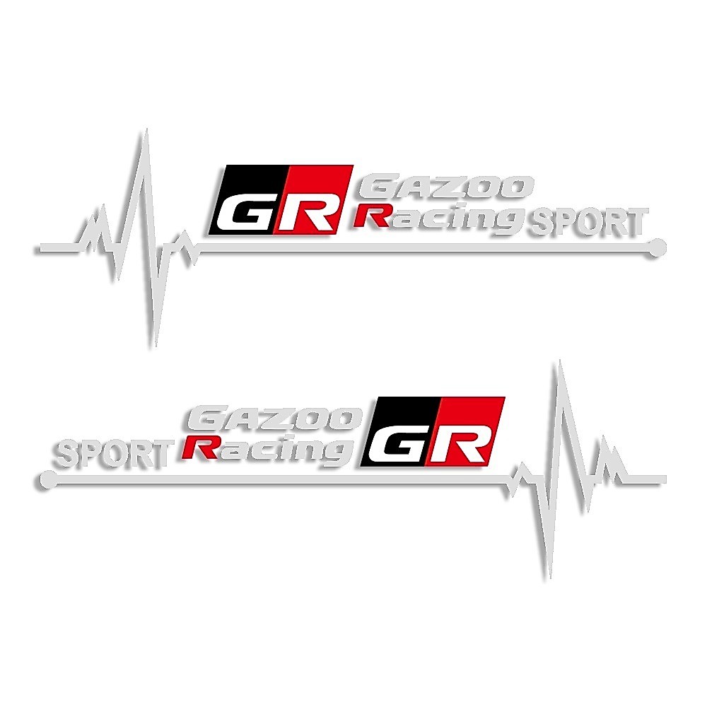 Jual cutting sticker GAZO Racing sport detak jantung variasi kaca mobil ...