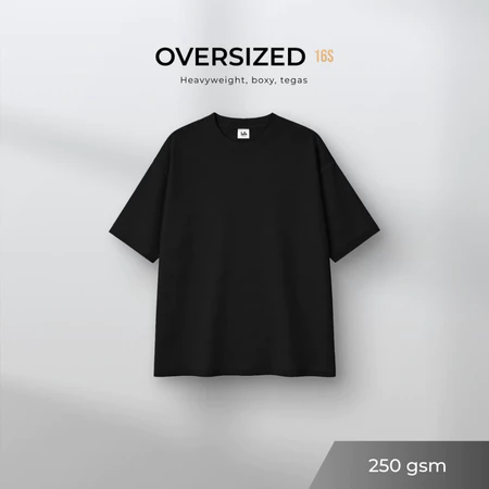 RK001 JipClo Kaos Polos Putih  Oversized Unisex Pria Wanita T-shirt Heavyweight 