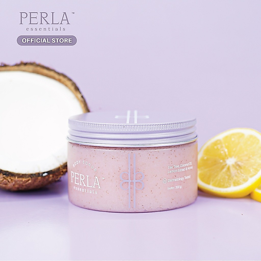 Jual PERLA Essentials Body Scrub 300 gr | Shopee Indonesia