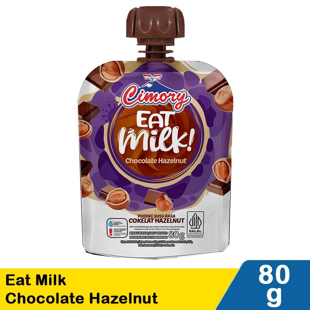 Jual CIMORY EAT MILK PUDDING CHOCO HAZELNUT 80g | Shopee Indonesia