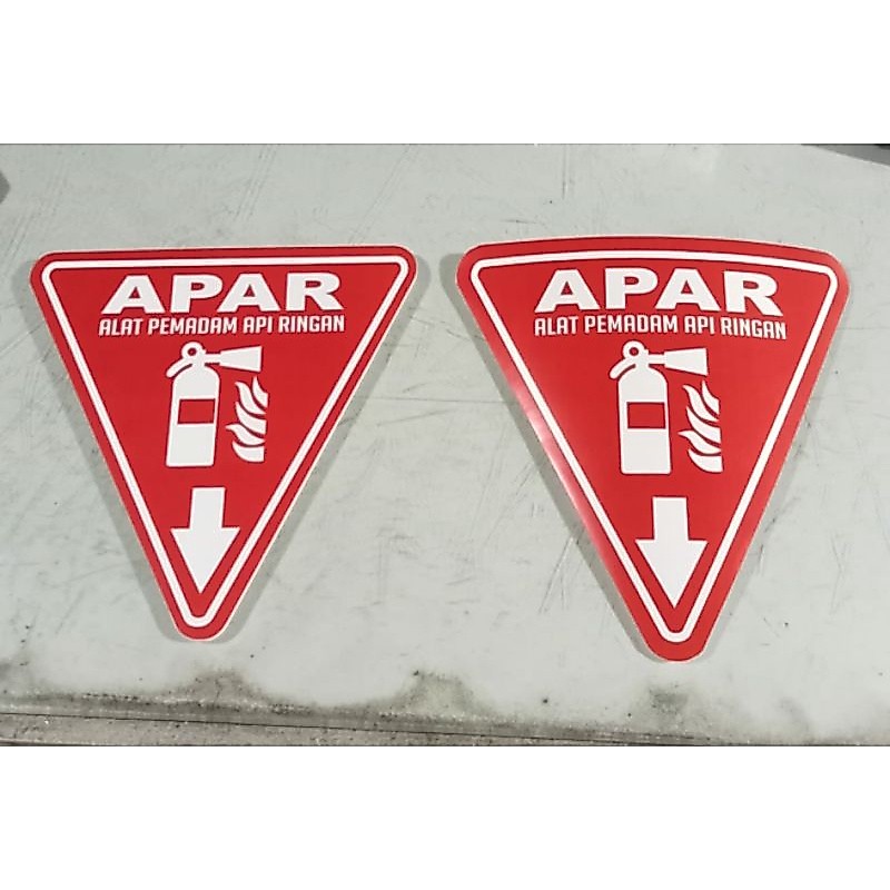 Jual apar pemadam sign tanda tata cara pemakaian pvc petunjuk rambu ...
