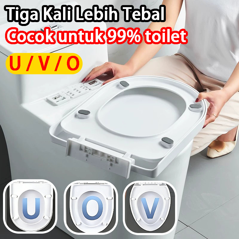 Penutup Toilet Tutup Kloset Universal Tutup Closet Dipasang Cover Toilet Seat Tutup Closet Toilet