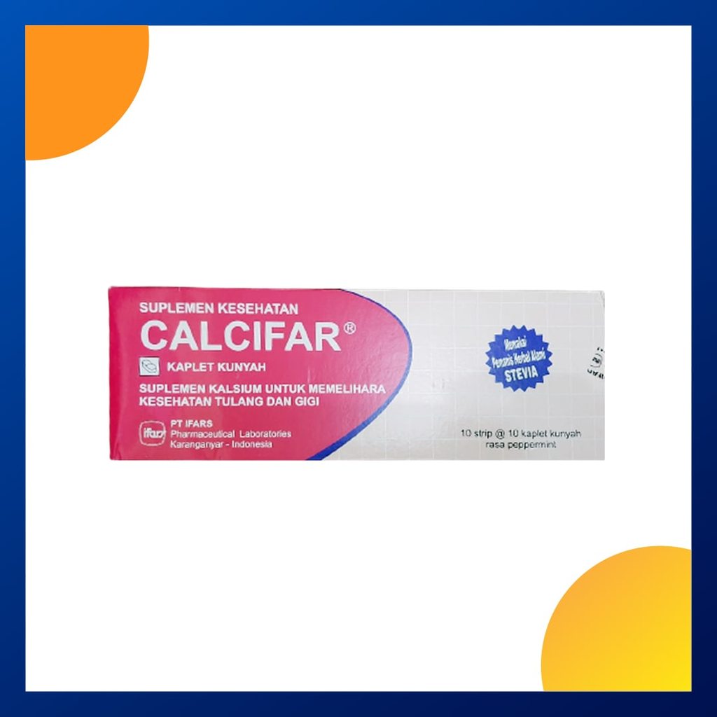 Calcifar Box Isi 100 Kaplet