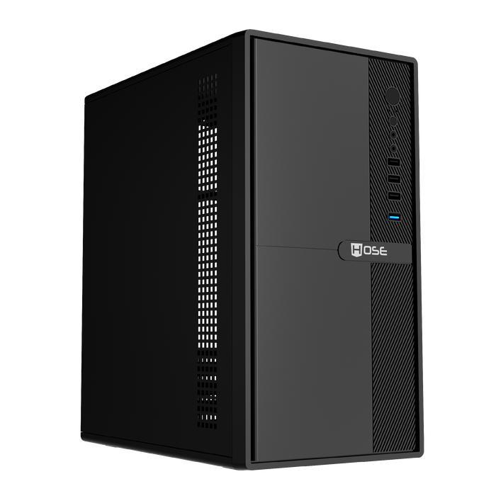 Casing HOSE ARVO 100 - PC Komputer Gaming Mini Tower M-ATX Case Black - No Fan - SPCC Material