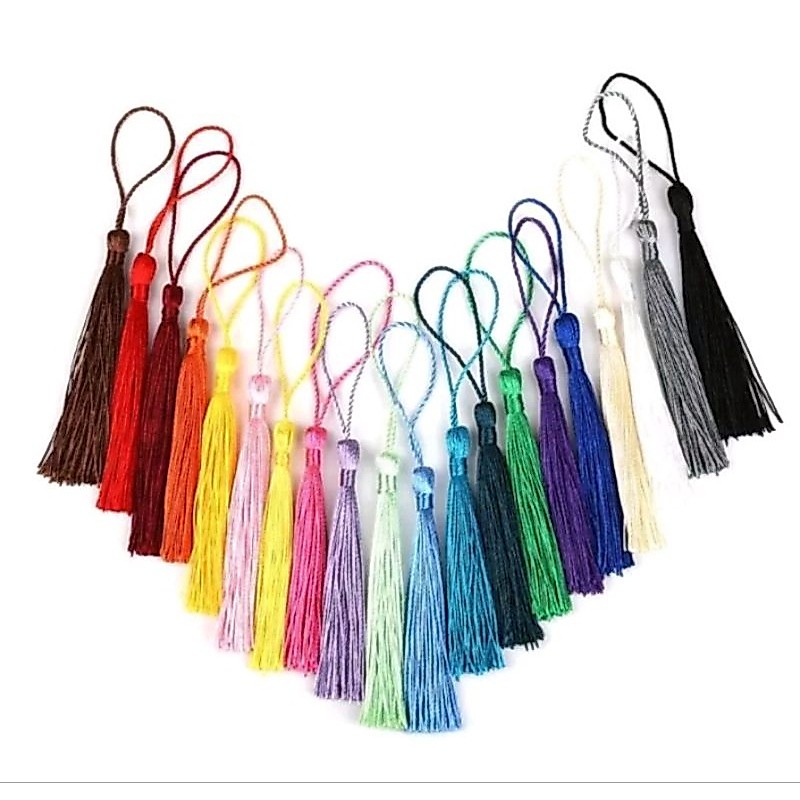Rumbai Tassel Tasel Untuk Kepala Tasbih Bahan kerajinan Tangan