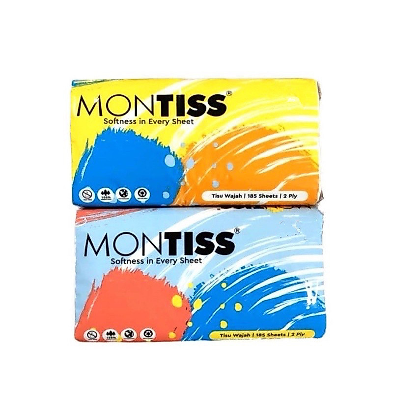 Jual Montiss Facial Tissue 185 Sheets [6 Pack] | Shopee Indonesia
