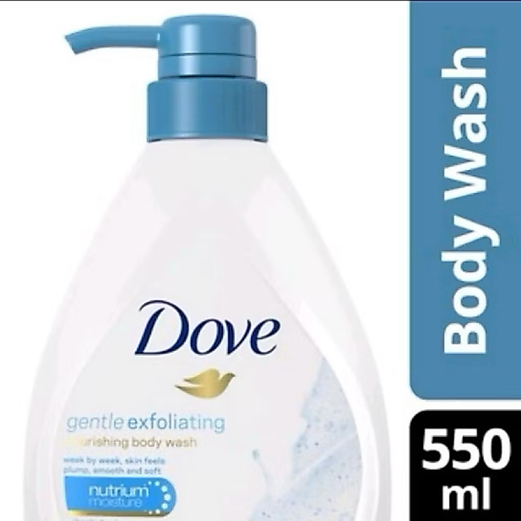 Dove Gentle Exfoliating Nourishing 550ML Body wash
