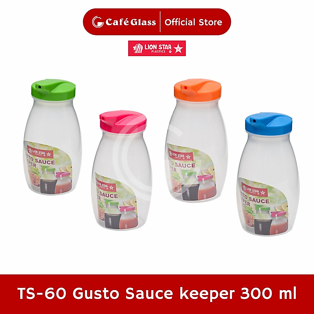 Tempat Kecap Asin Saus 300Ml - Botol Kecap Gusto Lion Star