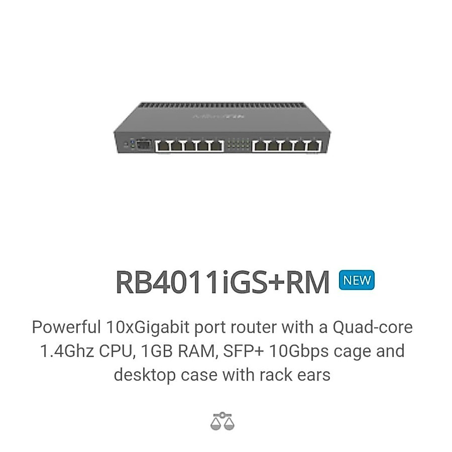 Jual Mikrotik RouterBoard RB4011iGS+RM | Shopee Indonesia