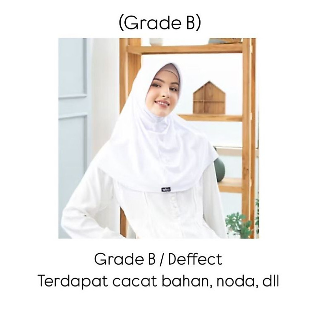 LEYA - [Minor Defect] Alluna Bergo Kerudung Instan Premium Berbahan Poly Spandex