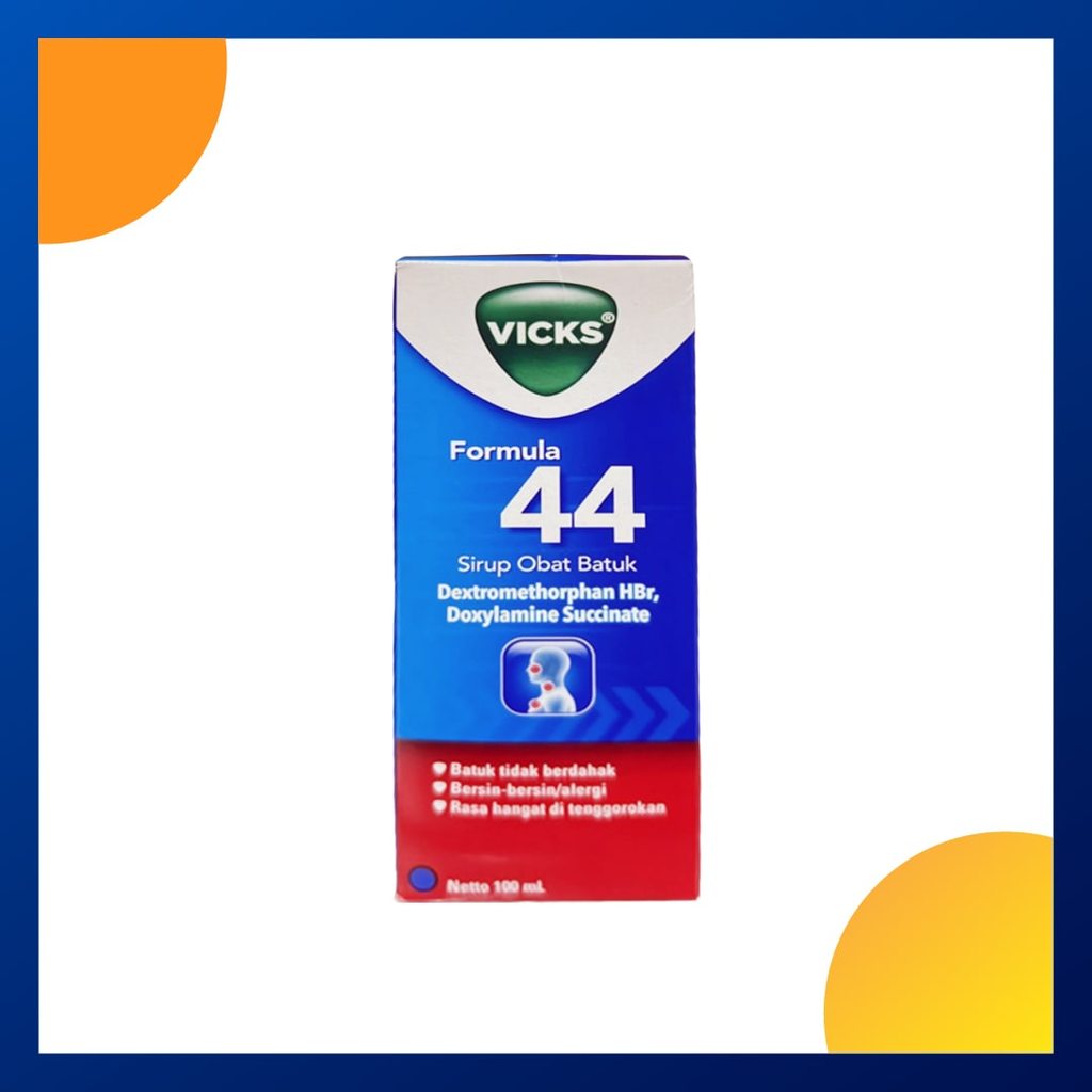 Jual VICKS FORMULA 44 SIRUP 1 BOTOL @ 100 ML | Shopee Indonesia
