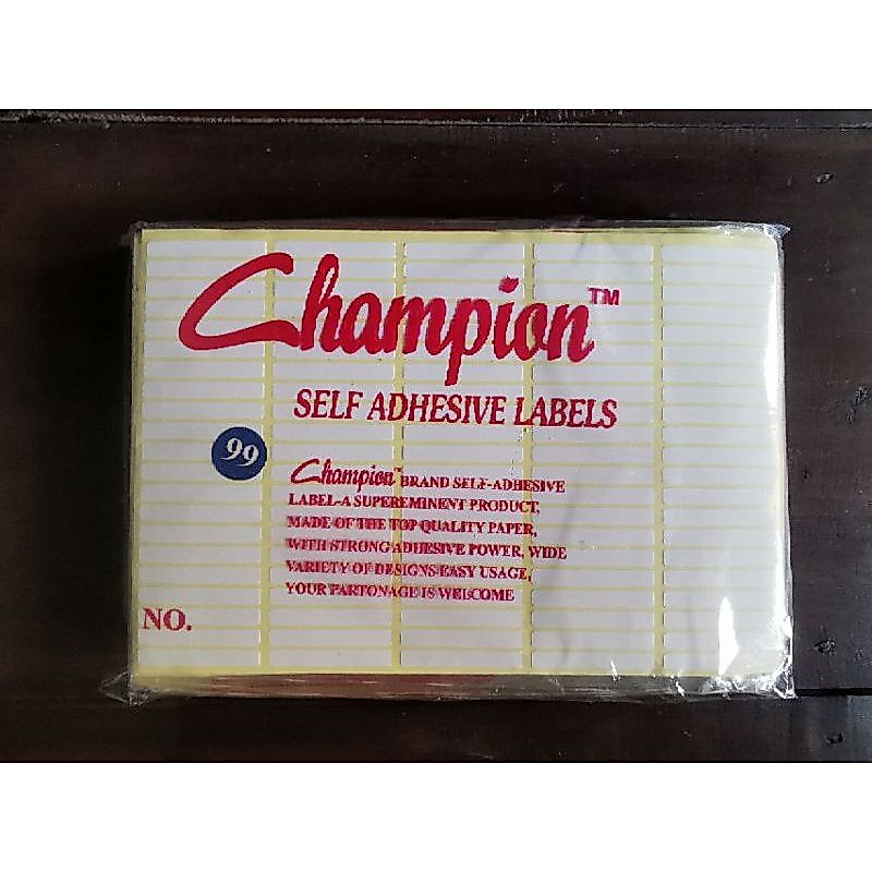Jual Label / 1 pax label isi 175 / Label 1 pax isi 25 x 7 / Label Nama ...