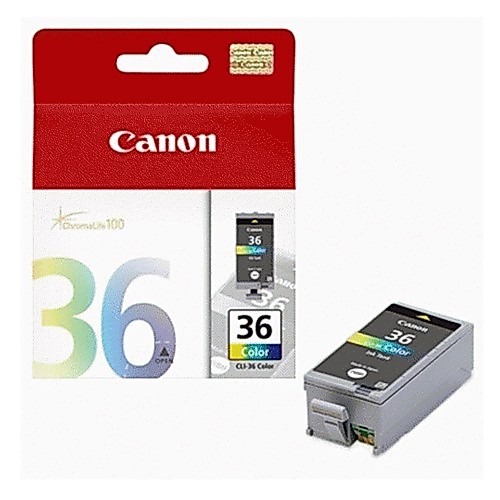 Tinta Original Canon 36 Color CLI-36 - Tinta Canon iP100 iP110 TR150/TR150B - Tinta Cartridge Katrid (3)