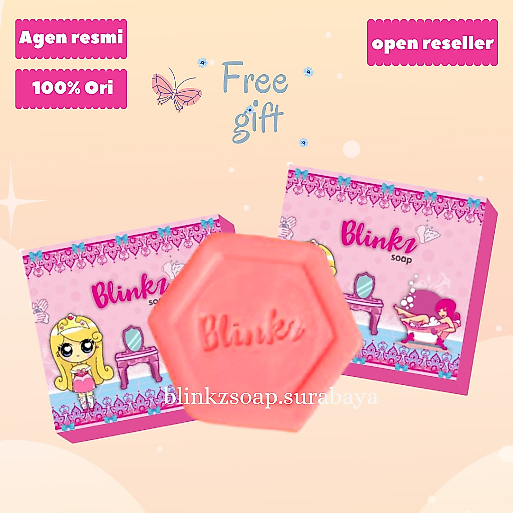 [Agen Resmi] Blinkz Soap BPOM - Sabun Pencerah Wajah dan Badan