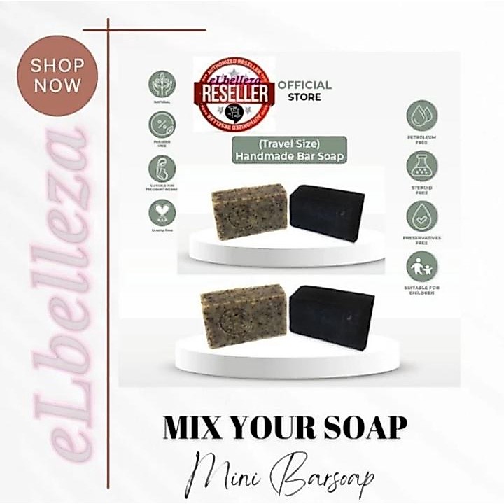 Bio Talk Sabun Natural Herbal | Travel Size Mini Barsoap Mix Your Soap