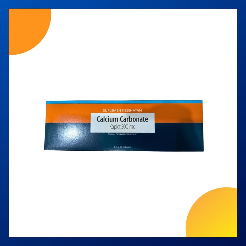 Calcium Carbonate Infion 500 Mg Box 30 Kaplet