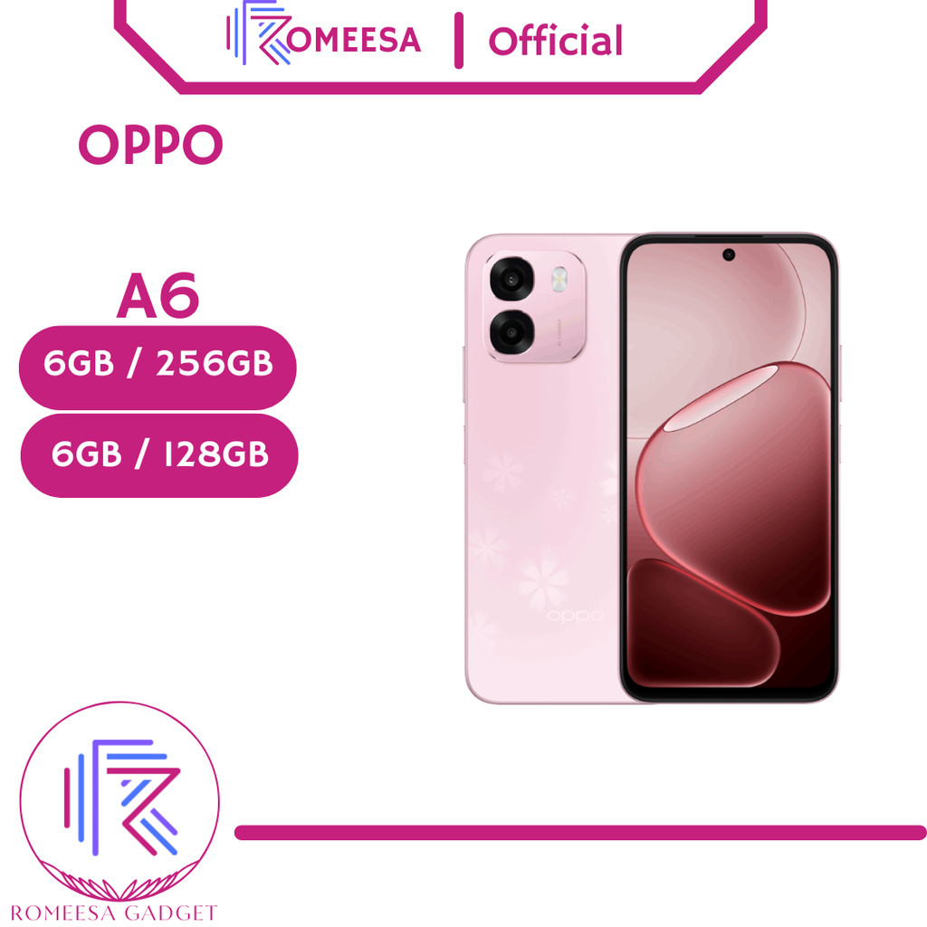OPPO A6 [6/128 GB] [6/256 GB] - Snapdragon 685, IP69, 7000mAh + 45W, GARANSI RESMI OPPO INDONESIA