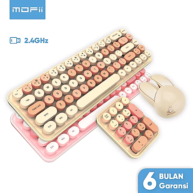 MOFii Keyboard Mouse Dan Numeric Keypad Wireless 2.4G Set idou MAX - foto 1