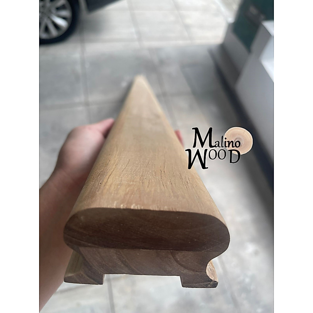 Jual hand rail pegangan railing tangga handle kayu jati minimalis ...