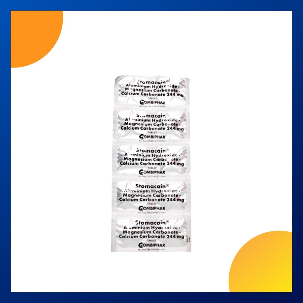 STOMACAIN 1 STRIP @ 10 TABLET