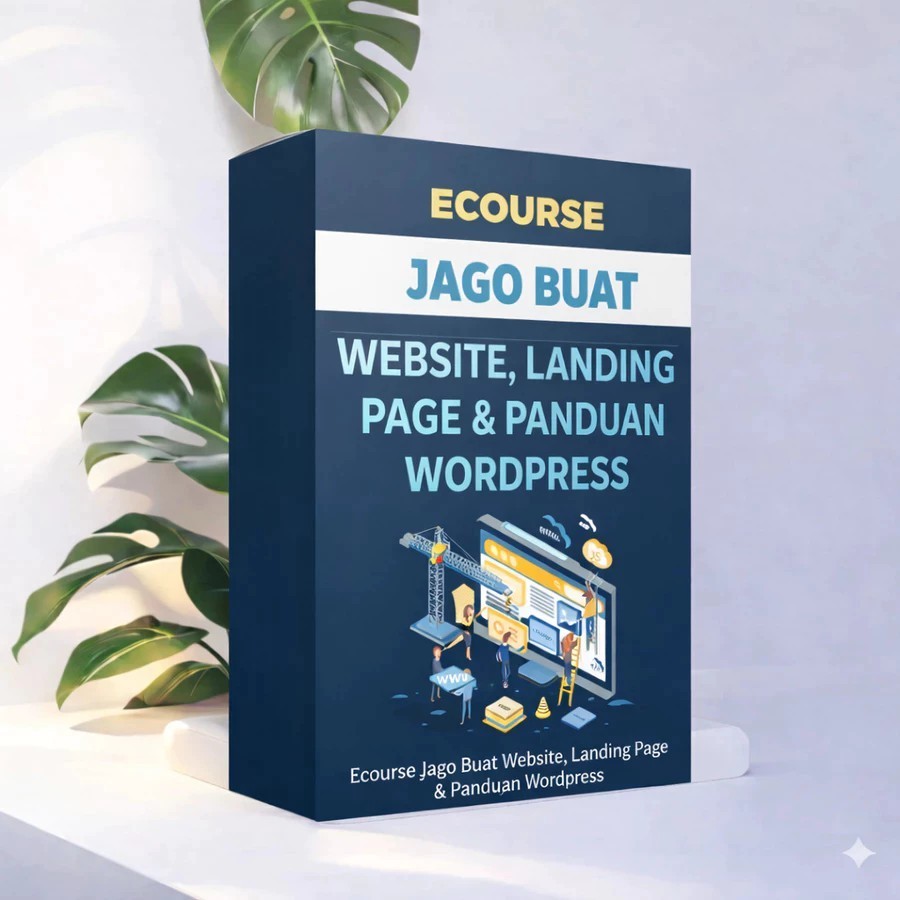 Ecourse Jago Buat Website, Landing Page & Panduan Wordpress