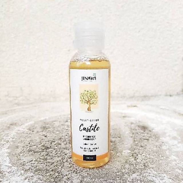 Jinawi Natural & Vegan Castile Shower Gel (olive oil soap) 100 mL BPOM HALAL non-SLS