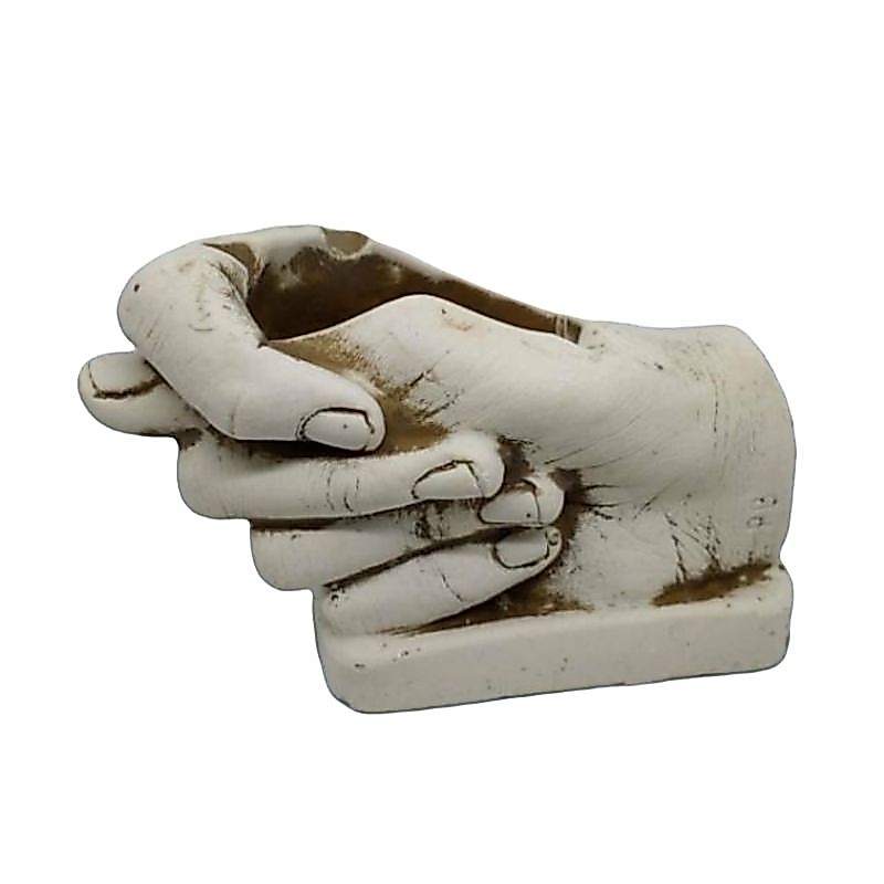 ASBAK BENTUK TANGAN MENGGENGGAM BAHAN FIBERGLASS - SOUVENIR MURAH KHAS JOGJA