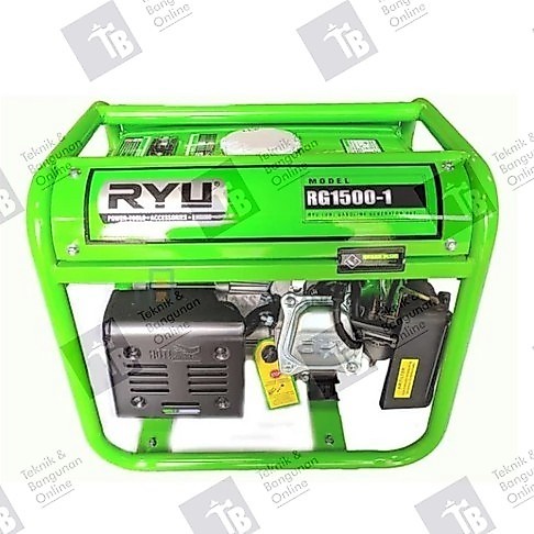 Jual Mesin Genset RYU / Gasoline Generator Set RG1500-1 + Peti Kayu ...