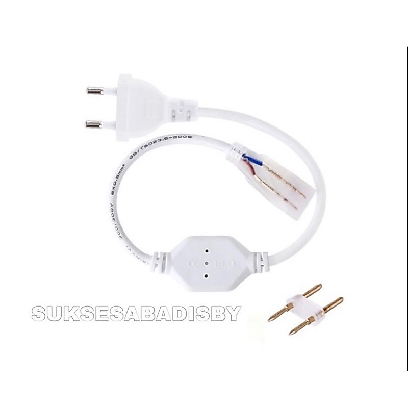 Jual SOKET STRIP LED KABEL COLOKAN SELANG LED SMD 5050 | Shopee Indonesia