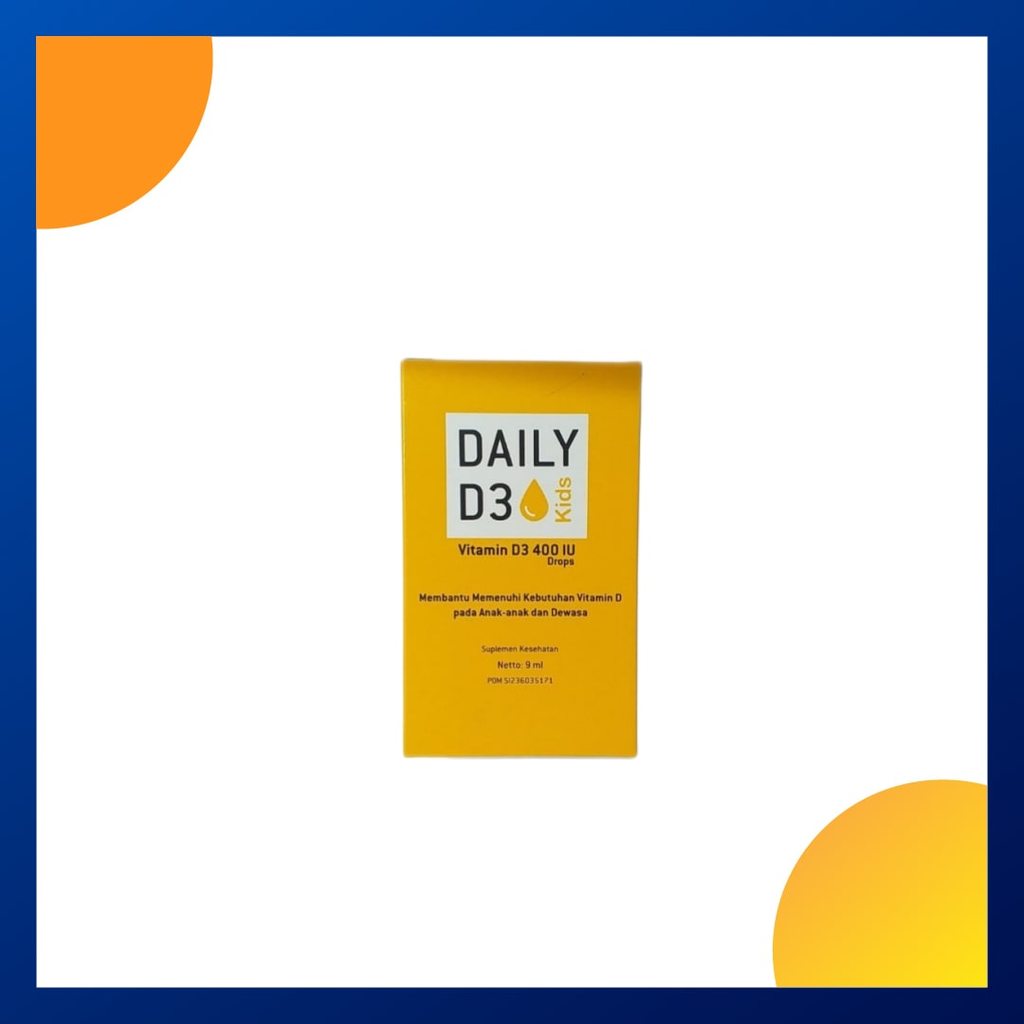 Jual Daily D3 Kids Drop 9 Ml Botol | Shopee Indonesia