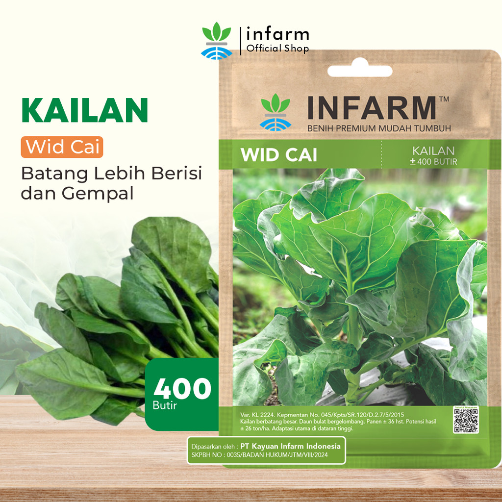 Jual INFARM - Benih Sawi Kailan Super Bibit Biji Unggul Sayuran Daun ...
