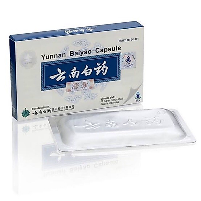 Yunnan Baiyao Capsule obat luka dalam patah tulang dan maag