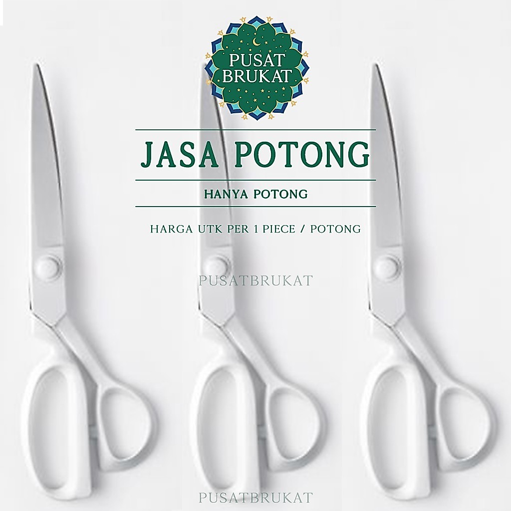 JASA POTONG: Minpimal per 1m X lebar kain [harga utk per 1 potong]