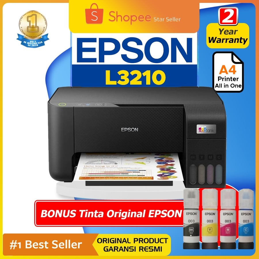 Jual EPSON Printer L3210 / L3211 All In One - Print Scan Copy Pengganti ...